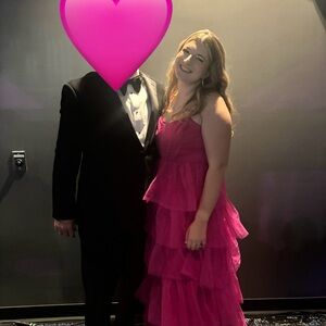 Lulu's Pink Maxi Dress